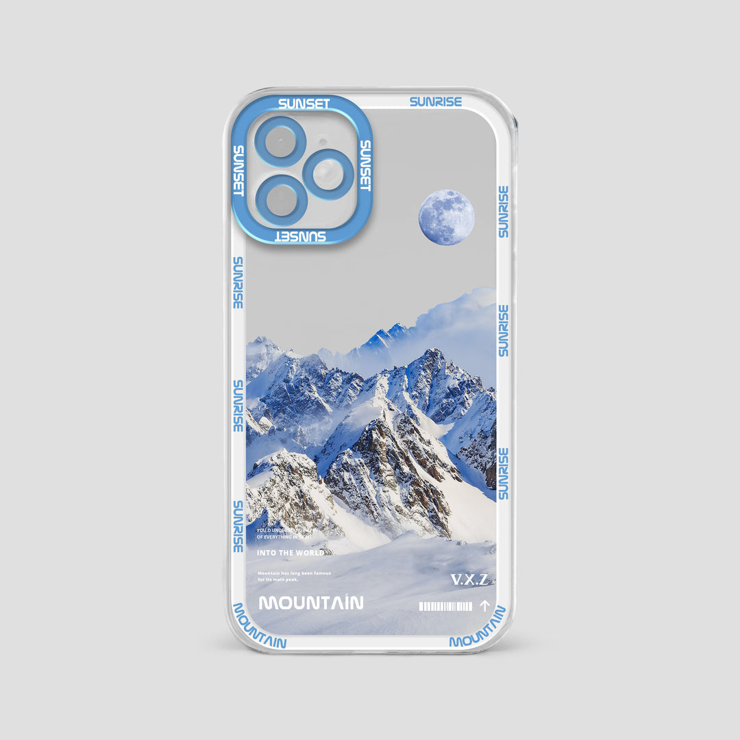 Carcasă siliconică pentru telefonul mobil Snow Mountain Mobile