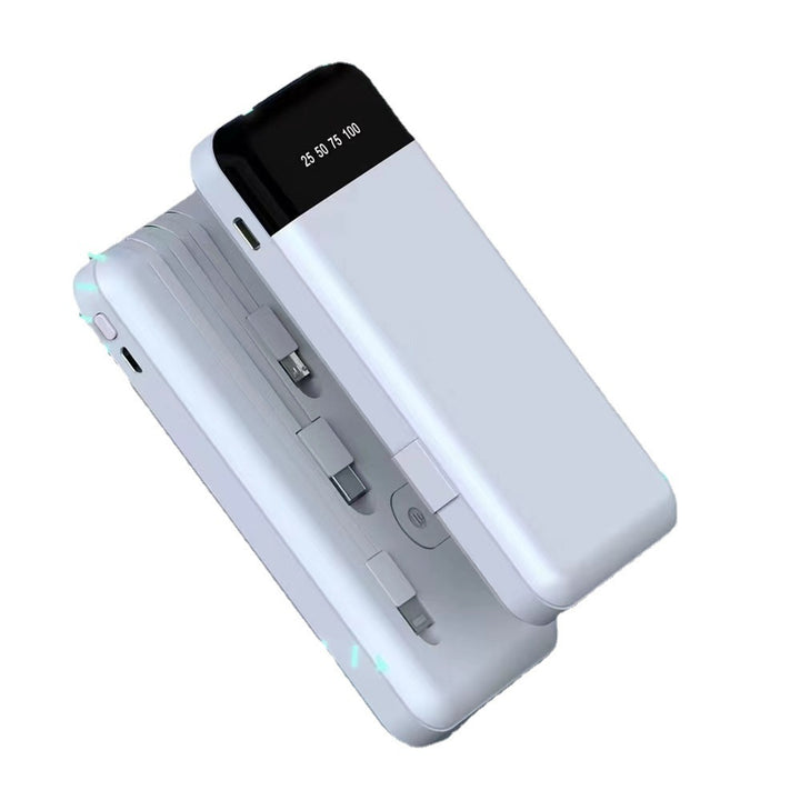 Power Bank One Drag Three With Cable Fast Charge