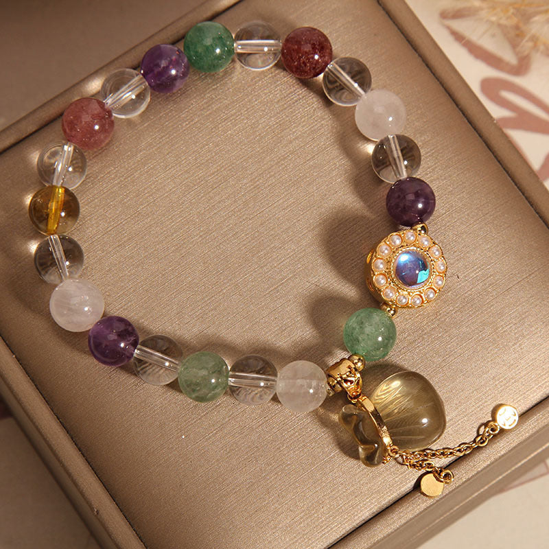 Natural Duobao Crystal Bracelet Special Interest Design