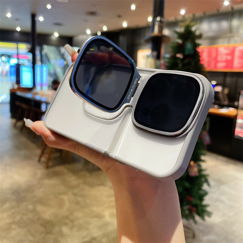 Lens Damla Koruması Yüksek Durgunluk Akrilik Güneş Gözlüğü Tutucu Telefon Kılıfı