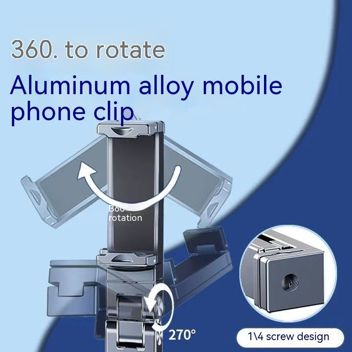 Alumínium ötvözet hordozható összecsukható klip lusta telefontartó