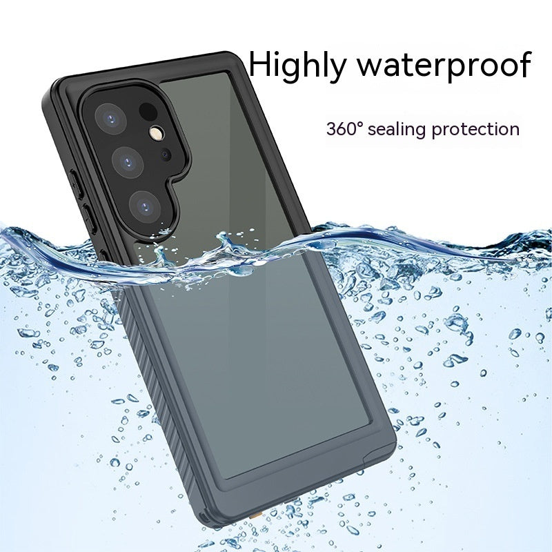 Capa de telefone à prova d'água plástica esportes ao ar livre capa protetora selada resistente