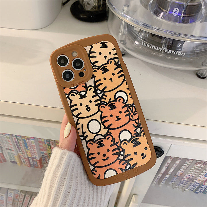Cartoon Little Tiger Silicone Phone Case