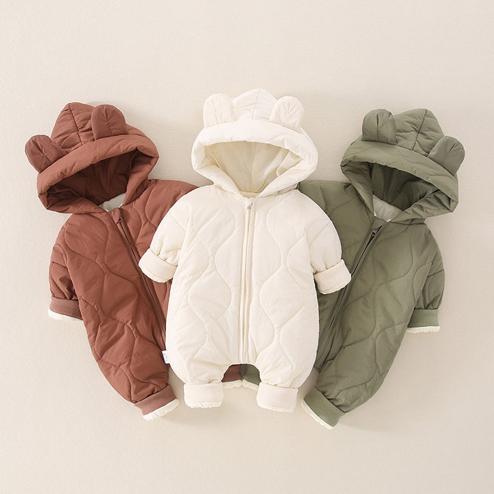Baby Autumn e Winter Rompers Termal Clothes