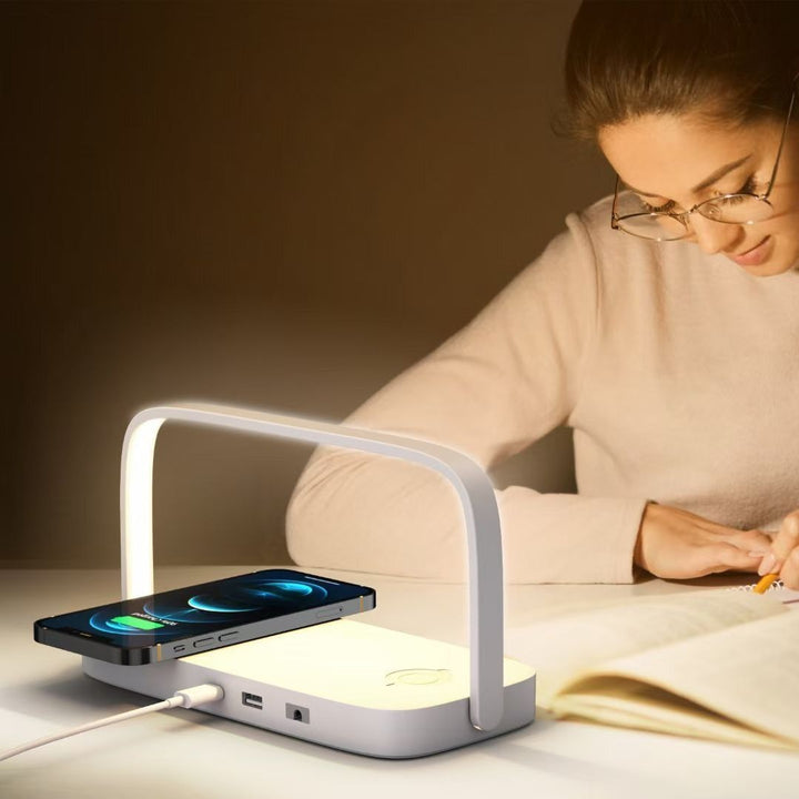 Three-in-one Mobile Phone Wireless Charger Small Night Lamp