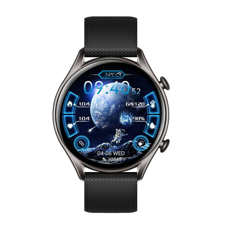 KT60 Smart Watch 139 HD Round Screen Bluetooth bellen Offline betaling Voice Assistant Waterdichte sportarmband