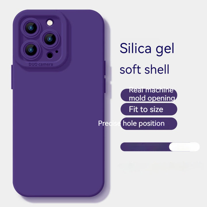Flytende silikon anti-fall mobiltelefonbeskyttelsesdeksel
