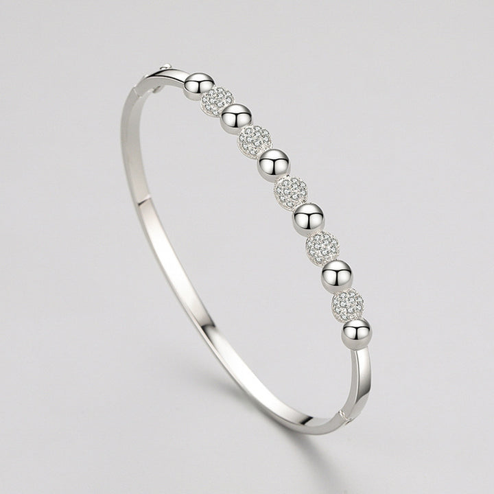 Diseño de brazalete de plata esterlina S925 para mujeres de interés especial para mujeres