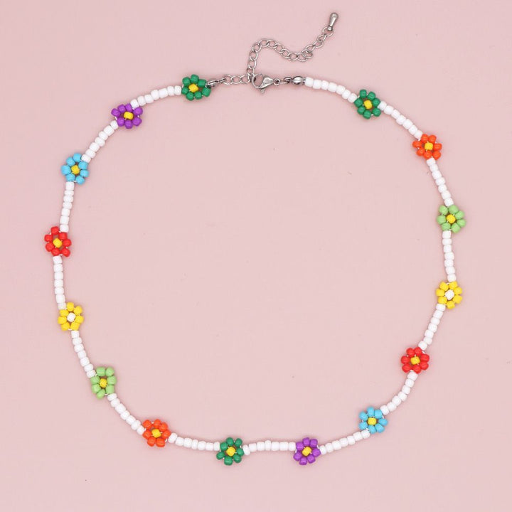 Japanische und koreanische INS -Stil handgefertigte Perlenkette
