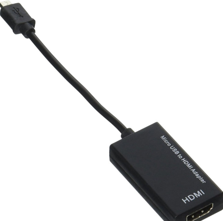 Port Micro USB'den HDMI adaptörüne 12cm Kablo Dönüştürücüsü Hafif Ağırlık Displayport Konektörü Akıllı Telefon Bağlantı TV Projektörünü Görüntüle