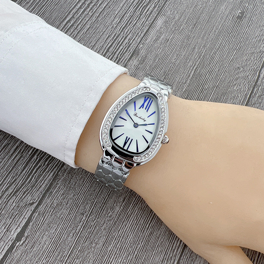 Women's Elegant Fashion Steel Belt Quartz Watch