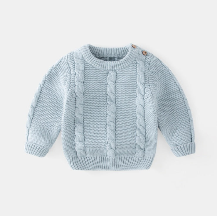 Бебешки пуловер пролет и есенно детско облекло