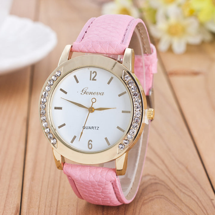 Genfer Diamond Quartz Watch Women