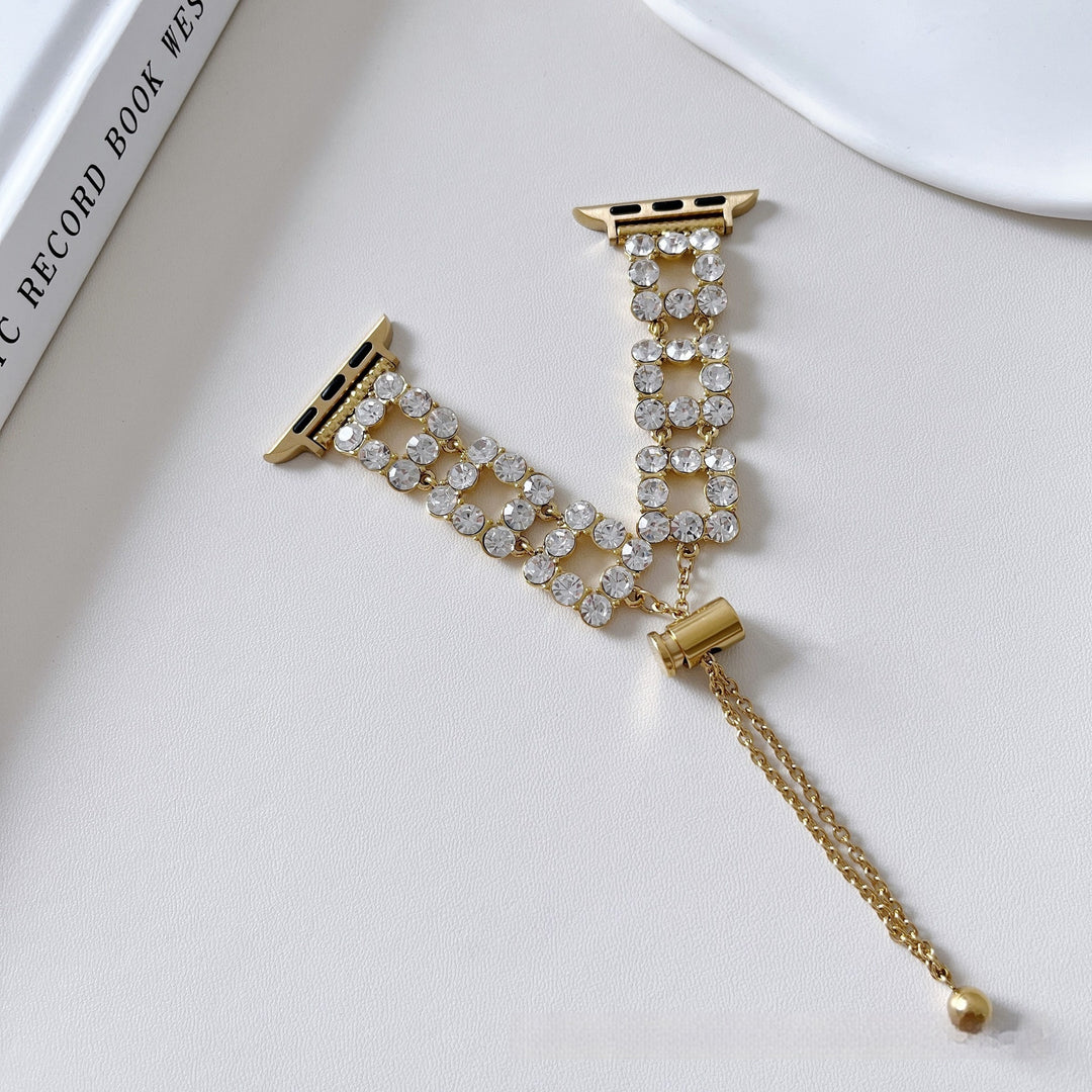 High-grade Rhinestone Quartz Strap