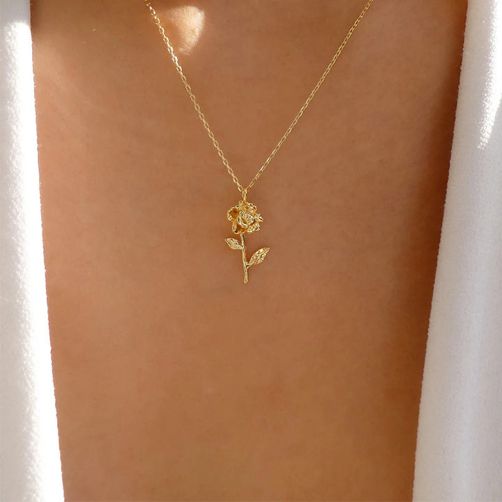 Fashion Alloy Flower ketting voor minderheidsvrouwen