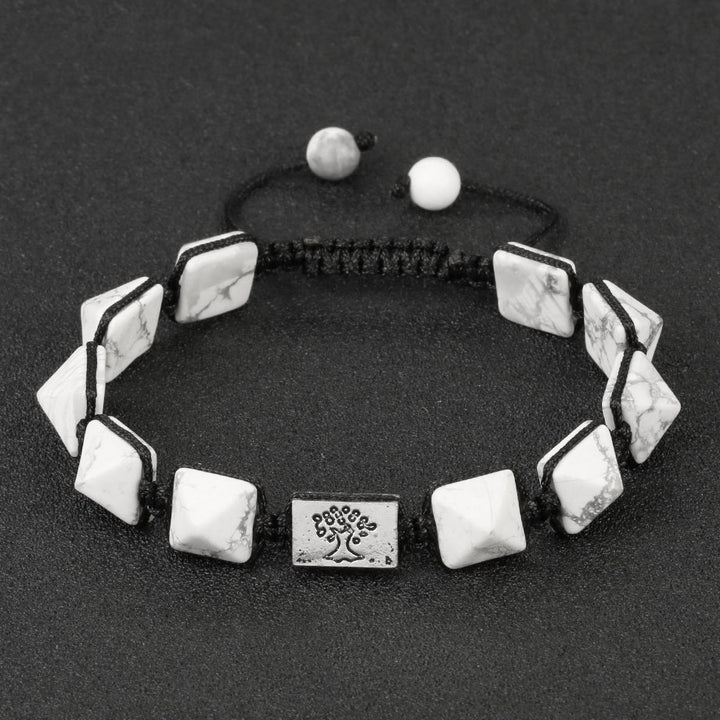 Natürliches Kristall-handgewebte Frauenarmband