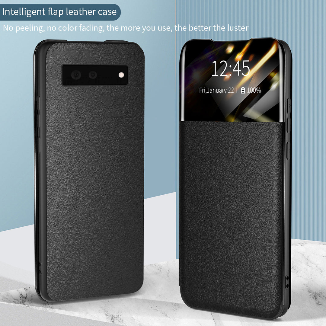 Applicable To Pixel 6 Card Flip Protective Leather Case