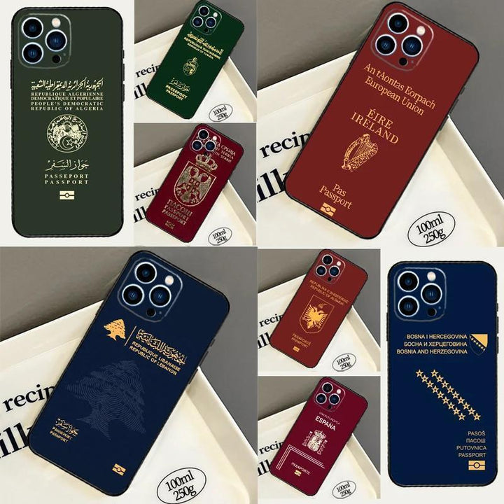 Phone Case Algeria Serbia Spain Passport Phone Case