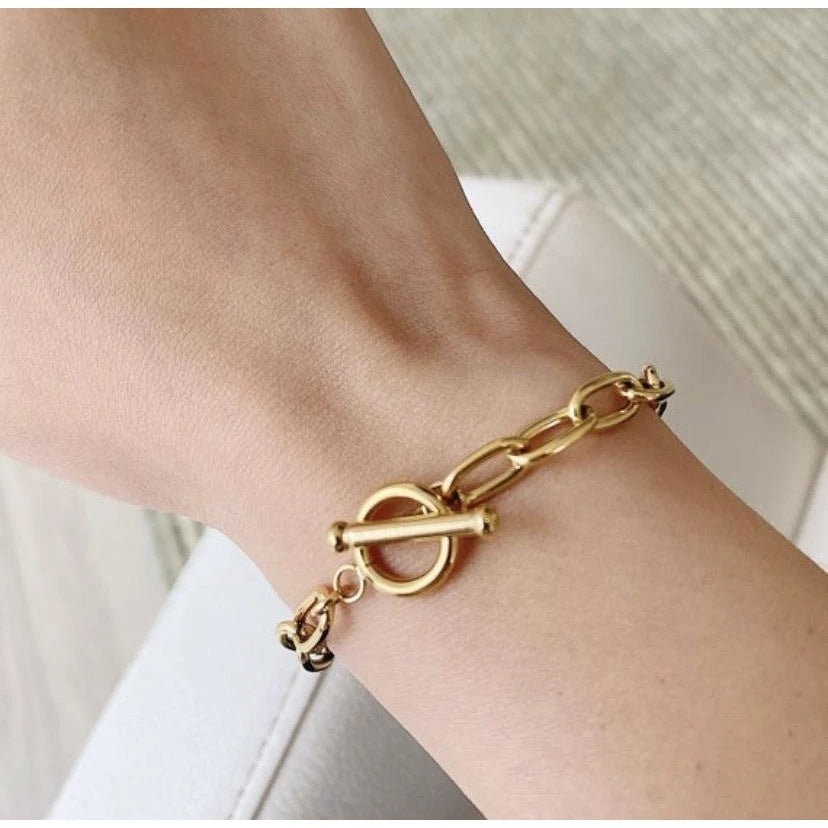 Bracelet bracelet en or classique