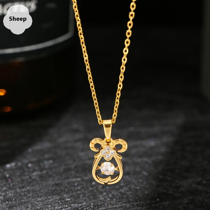 Ins Zodiac Smart ketting micro-ingelegd