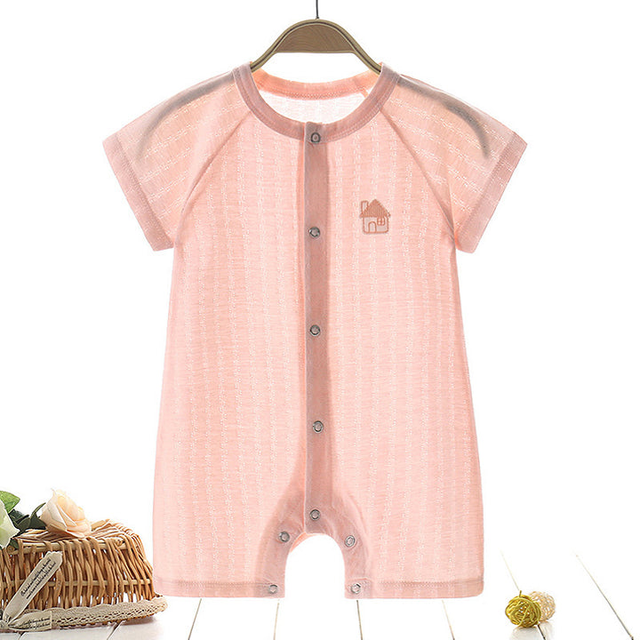 Baby's's One-Piece Clothes Summer Thin Men's Harbin Clothes Pure Cotton Women's Pyjamas Summer Short Sleeve Newborn Children's Summer Clothes