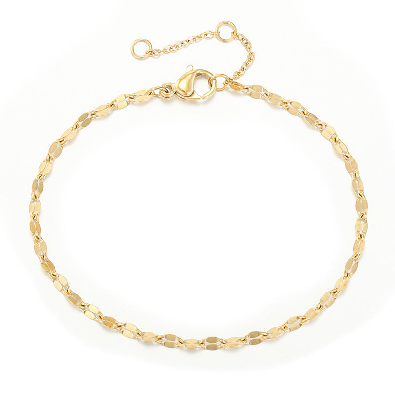 Gold bracelet Korean fashion chain bracelet