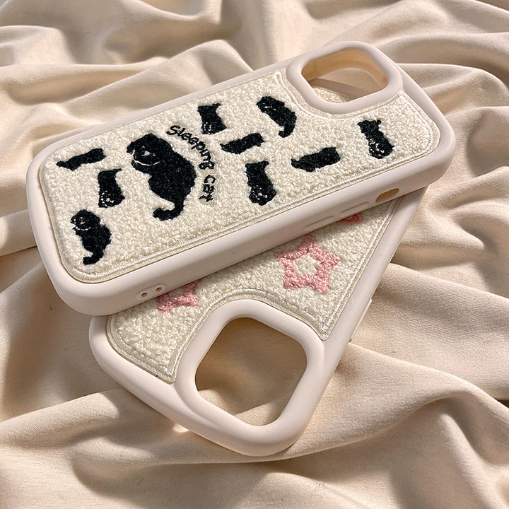 Plush Embroidery XINGX Drop-resistant Phone Case