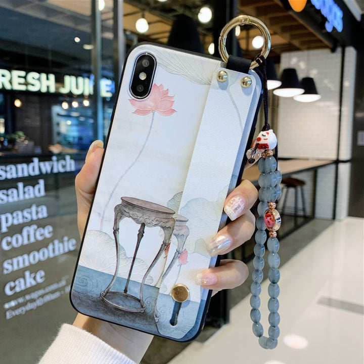 Kompatibel med eple, roseblomster håndleddstropp -telefoner for iPhone
