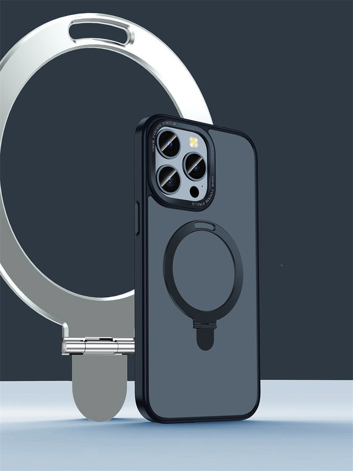 Case de téléphone magnétique du support en alliage en alliage en aluminium I
