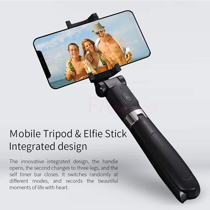Съвместим с Apple, Tripod Selfie Stick Mobile Universal Live Triangle Bracket One Bluetooth Selfie Artifact