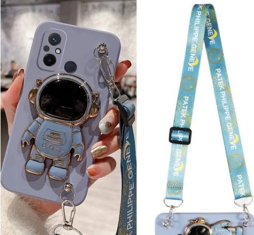 Crossbody Silicone Phone Case met Lanyard