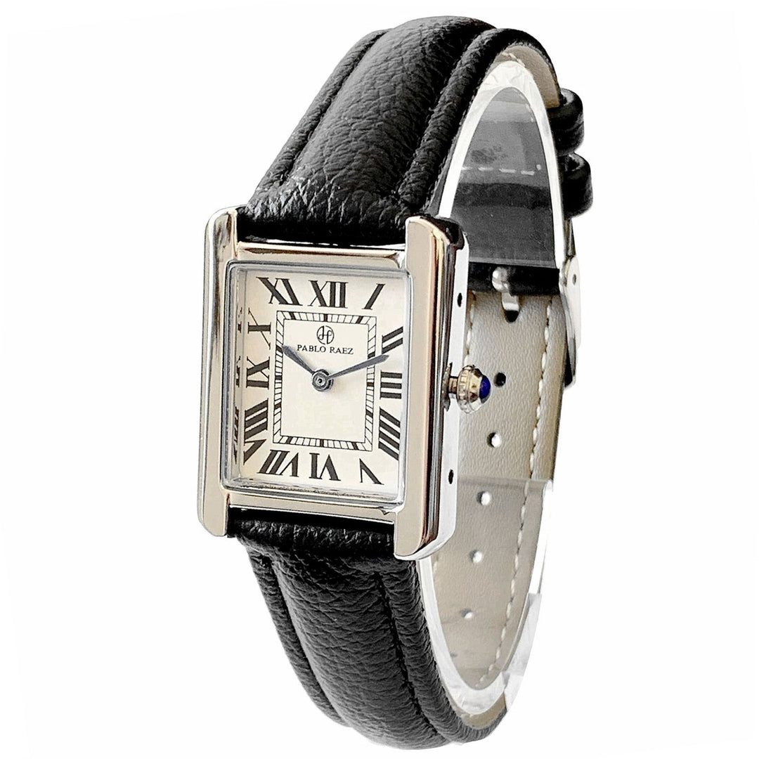 Women's Belt Rectangular Dial Roman Scale Quartz Watch