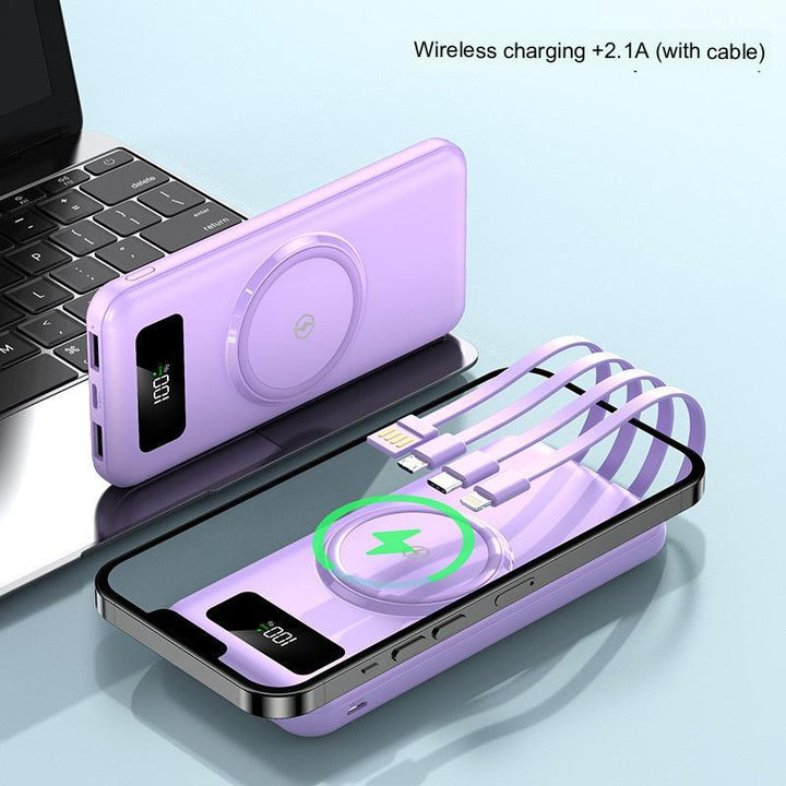 66W Comes With 3 Wires Super Fast Charge 20000mAh Power Bank Large Capacity Mobile Power