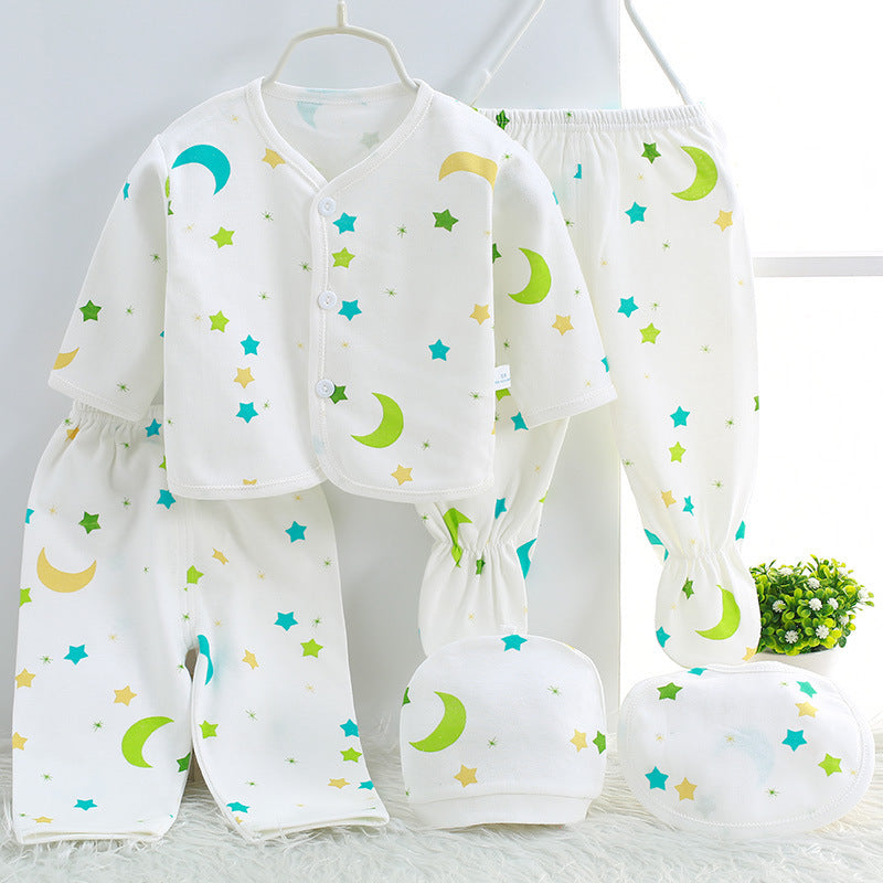 Set de lenjerie de îmbrăcăminte pentru bebeluși din bumbac și set de lenjerie de vară