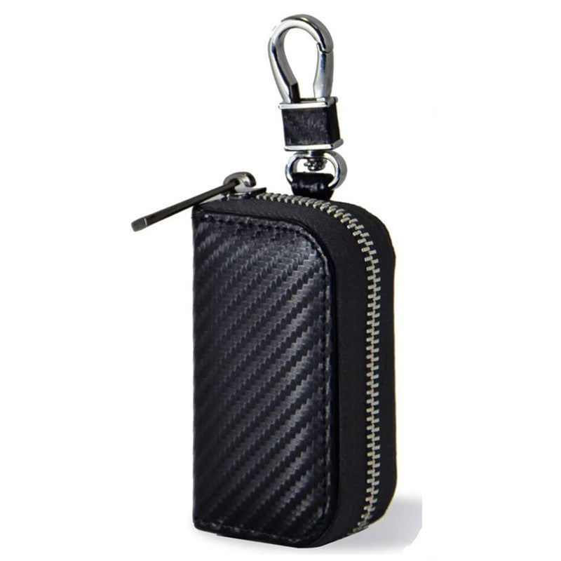 Auto Shield Zipper Koolstofvezel Keys 'Box