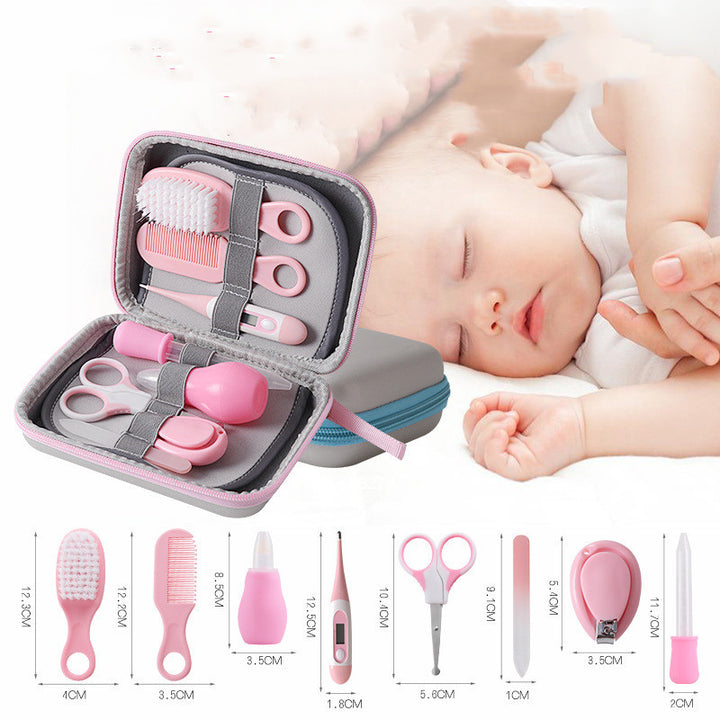 Baby -Nagel -Clippers Thermometer Pflege -Set