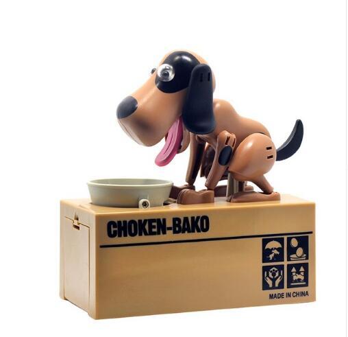 Banc Piggy Bank Robotic Madraí Banc Airgid Bhosca Airgid Bhosca Doggy Banc Doggy Banc