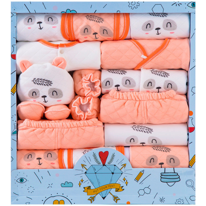 Yenidoğan hediye kutusu bebek giysileri seti pamuk