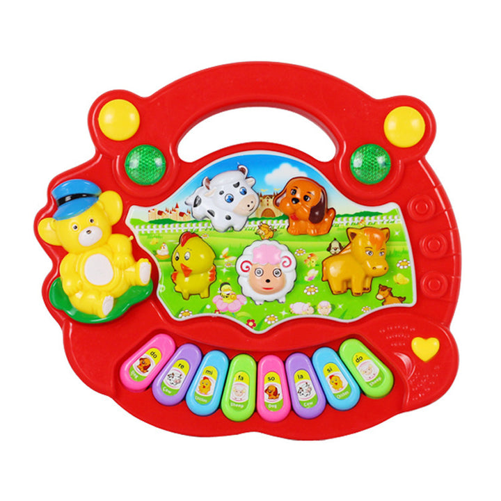 Educatief speelgoed boerderij dier toetsenbord muziekinstrument kind babyspeelgoed