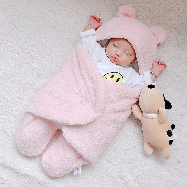 Yeni doğan bebek kış kundak battaniyesi için bebek uyku tulumu zarfı