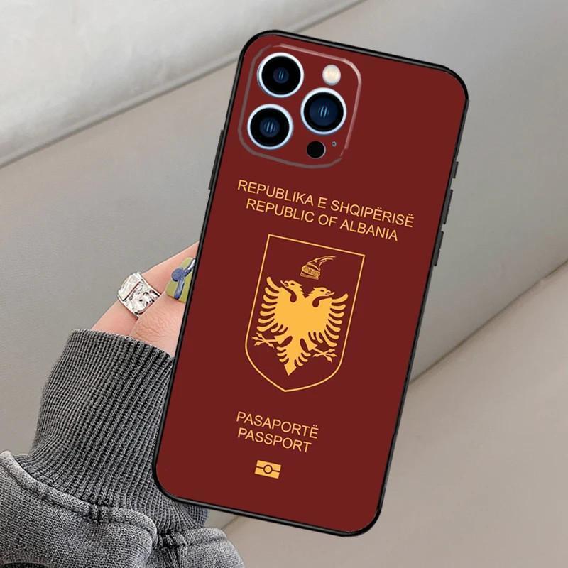 Caja de teléfono Argelia Serbia España Pasaporte Case de teléfono