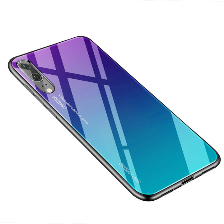 Gradient glass phone case