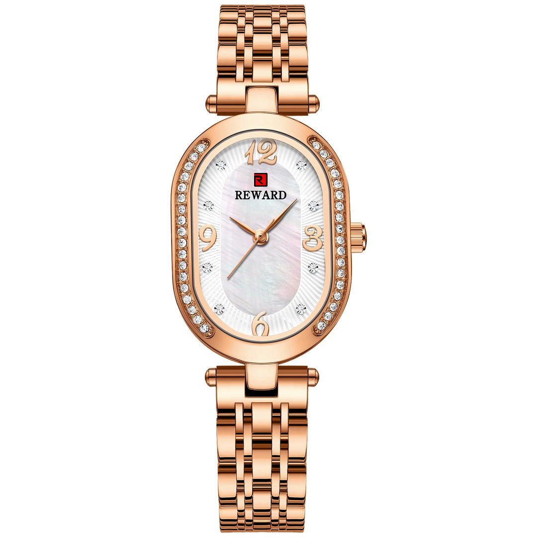 Elegante dame horloge met diamanten