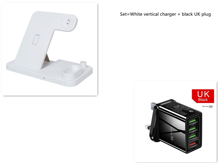 4 in 1 Wireless Charger Qi 10W Fast Charging