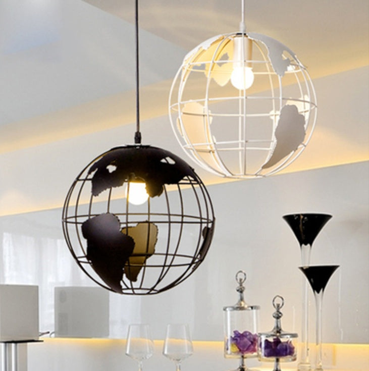 Globe pendelys - Earth Globe Lamp