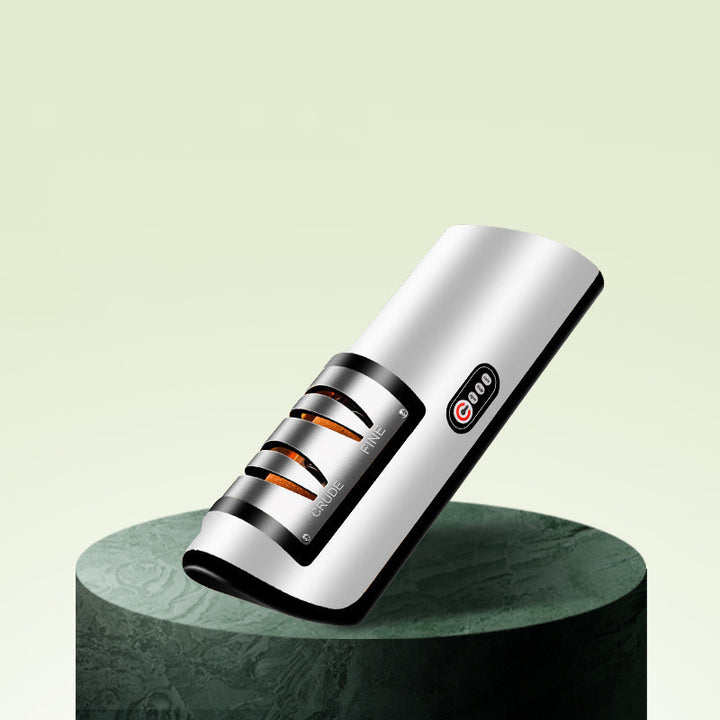 Resputante de cuchillo eléctrico recargable USB Herramienta de cocina ajustable automática para tijeras de afilado rápido y muelles Gadgets