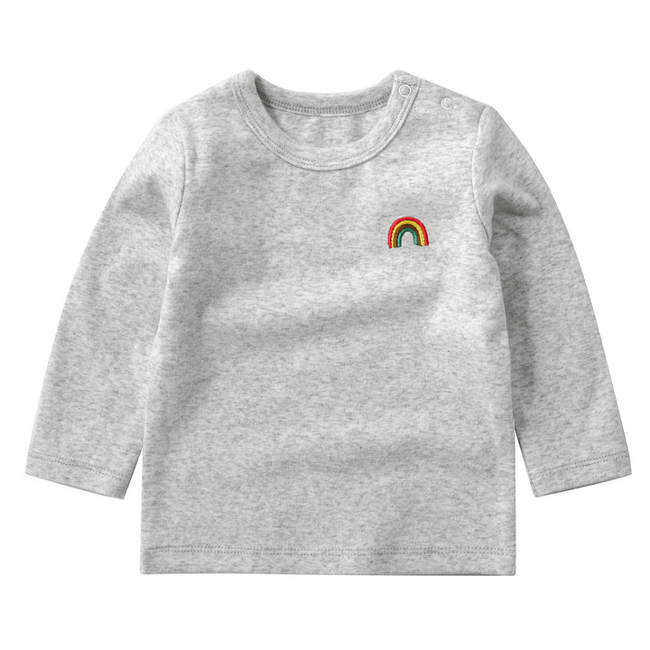 T-shirt a maniche lunghe abiti da bambino camicia da fondo per bambini