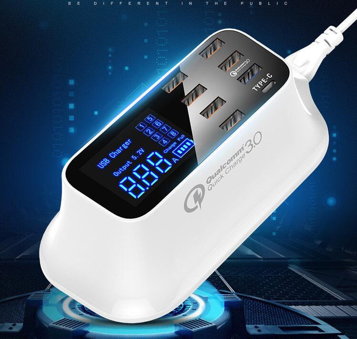Quick Charge 3.0 Обычная интеллектуальная USB -зарядная станция