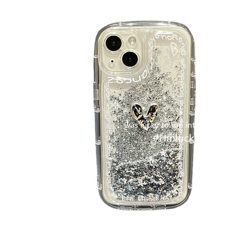 Silver Love Quicksand Shell geeignet für Telefonkoffer