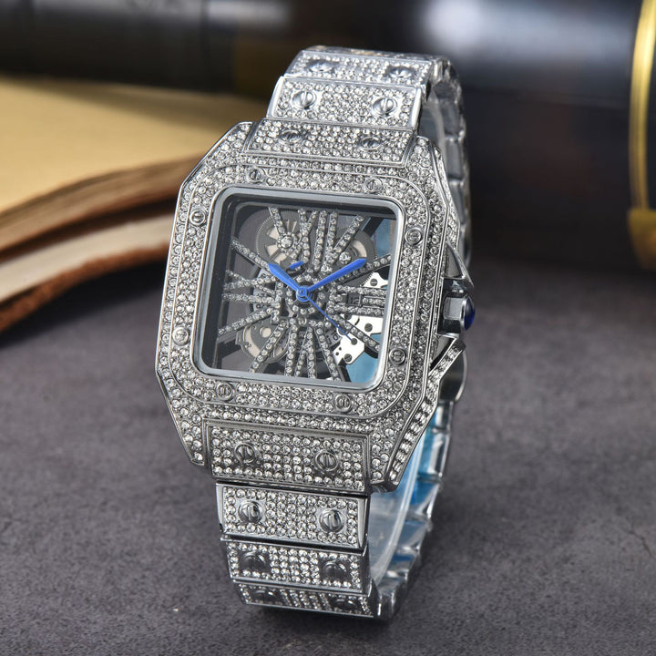 Dames Diamond Fashion Steel Strap Watch